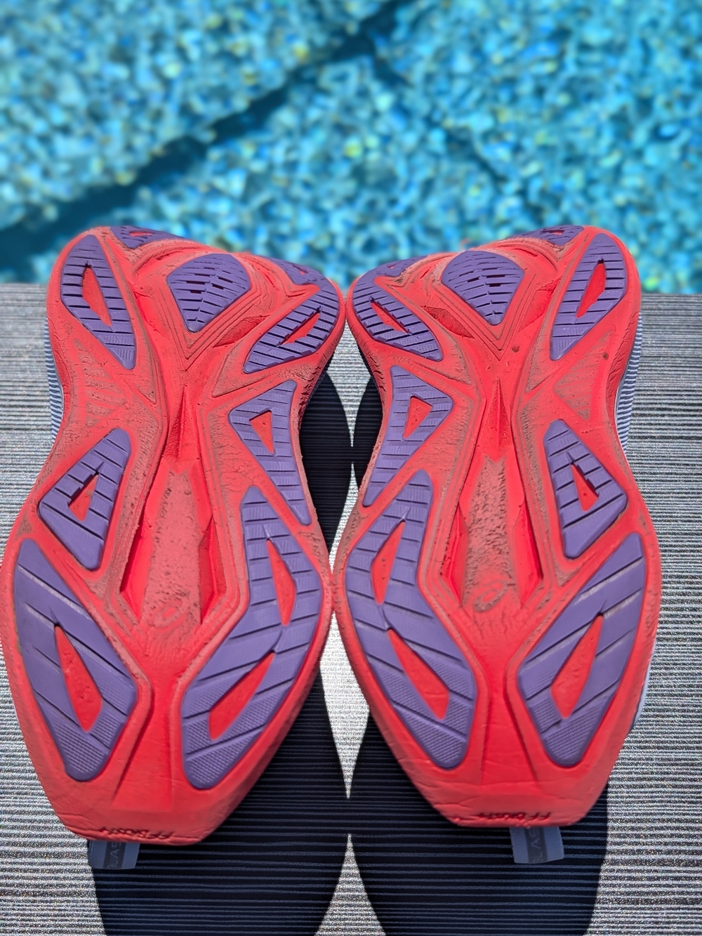 ASICS Superblast 2 Mens Size 8 Greyish Purple Coral Reef Running Shoe 1013A142 - Picture 12 of 13